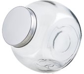 Tarro de Cristal Quid para Golosinas con Tapa a Rosca de Metal 2.1L