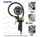 0-220/0-16BarPsi Car Tire Pressure Gauge Pressure Gun Type For Air Compressor Auto Motorcycle SUV Inflator Pump Tire Repair Tool