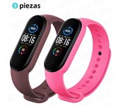 2PCS Watchbands for Xiaomi Mi Band 7 bracelet Miband 5 6 NFC Replacement Wristband Sport Silicone correa mi band 7 6 3 4 8 strap