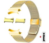 No Gaps Stainless Steel Band for Samsung Galaxy Watch7 6 4 Classic 46mm 47mm/Watch4 5 pro 44mm 40mm Strap Curved end Bracelet