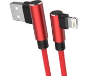 90 Degree Fast Charge USB Cable For iPhone 14 13 12 11 Pro X XS Max 5 SE 6S 7 8 Plus Wire Origin Long 3M Elbow Charger Data Cord