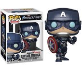 Figura Pop Marvel Avengers Game Captain America Stark Tech S-Figura de Vinilo Coleccionable - Idea de Regalo- Mercancia Oficial - Juguetes para Niños y Adultos - Movies Fans - Muñeco para Coleccionistas y Exposición