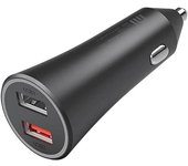 Xiaomi Mi 37W Dual-Port Car Charger Cargador de Coche con Doble Entrada 2x USB (2A, 3A) Carga Rápida para Smartphone, Tablet, iPad, Cámara - GDS4147GL