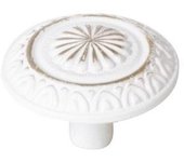 Pomo bronce 34mm. patina blanca 297bb1