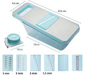 Cortador De Verduras Multifuncional En Acero Inoxidable Herramienta De Cocina Para Patatas Y Pepinos Ecológica Y Resistente