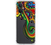 Funda Silicona Antigolpes para Oppo A96 5G diseño Colores Dibujos