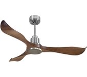 Ventilador de techo Reversible Termostato Wifi Motor DC Techos Inclinados Mando a Distancia Adaptador 2/3 Aspas Hypersilence Memoria