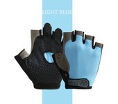 Guantes de Gimnasio para Levantamiento de Pesas Equipo Deportivo Transpirable Antideslizante sin Dedados para Fitness y Cycling para Hombres y Mujeres