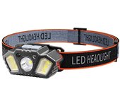 Handfress Motion Sensor Powerful White LED Headlight headlamp Head Lamp red Flash Flashlight Torch light For Camping fishing
