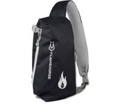 Crossbody Sling Bag Ultralightweight Water Resistance Nylon Chest Shoulder Bag with Earphone Hole Perfect Travel Companion