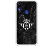 Funda original compatible con Xiaomi Redmi Note 7 - Real Betis Balompié Escudo Marmol