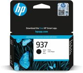 HP 937 4S6W5NE Cartucho de Tinta Original Negro Compatible con Impresoras de Inyección de Tinta HP OfficeJet Pro 9110, 9120, 9130, 9720 y 9730