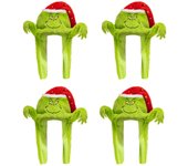 New Christmas Elf Airbag Plush Hat Pinching Ears Will Move Halloween Cosplay Christmas Devil Animal Hat Christmas Ball Headgear