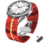 No Gaps Stainless Steel Strap for Samsung Galaxy Watch  7 6 5 4 40 44mm 6Classic 43/47mm Quick Metal Bracelet for 5Pro 45mm Band