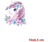 Prajna Unicorn Cartoon Car Heat Transfer Owl Butterfly Iron On Transfers T Shirt  Thermo Stickers Clothing Patch Applique