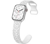 Strap For Apple Watch Band 44mm 42mm 41mm 40mm 45mm 49mm 44mm Floral Engraved Bracelet Correa IWatch Series 9 7 SE 6 8 Ultra 2