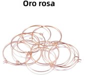20-50pcs/lot 20 25 30 35 mm  KC Gold Hoops Earrings Big Circle Ear Wire Hoops Earrings Wires For DIY Jewelry Making Supplies