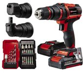 Taladro sin cable EINHELL TE-CD 18/45 3x-li +22 2x2,0ah