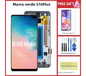 Screen With Frame For Samsung S10 Plus G975 G975F SM-G975F LCD Display Digital Touch Screen For Samsung S10+ Display Assembly