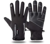 Guantes aislantes de vellón con pantalla táctil, térmicos, resistentes al viento, a la nieve, cálidos, para deportes de invierno, esquí, snowboard, equitación, motociclismo, bicicleta, guantes de senderismo