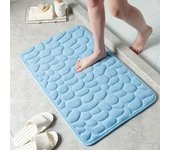 Pebble relief bath mat, bathtub floor coral wool anti-skid mat, shower room mat, viscoelastic foam mat