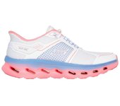 Cómoda  Deportiva mujer Skechers SLIP-INS GO WALK GLIDE-SPEP 2.0 tejido blanco. Diseño Heel Pillow para calzar sin manos. Plantilla Air Coled Goga Mat amortiguadora. Altura Tacón bajo (1-3 cm) Referencia 125121-WLMT