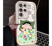 Crayon Shin-chan For Samsung A24 A30 A31 A32 A33 A34 A50 A51 A52 A53 A54 A71 A73 A15 A25 Eyes Ladder Phone Case