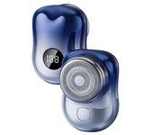 FGNS Mini Máquina Eléctrica Portátil, Máquina de afeitar Eléctrica para Hombres portátil Mini, Máquina de afeitar recargable, USB feitadora de bolsillo portátil, sin Dolor feitadora en seco y Húmedo