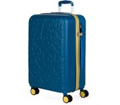 Lois - Maletas De Viaje Medianas. Maleta Mediana 4 Ruedas. Maletas Medianas De Material ABS. Maletas Viaje Ligeras. Maleta De Viaje 20Kg,66Cm Rígida Con Candado TSA 171160