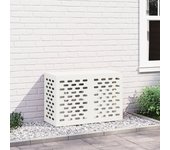 Cubierta de aire acondicionado vidaXL blanca 90x40x60 cm de acero