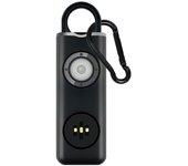BORUiT EDC LED Flashlight Keychain Self DefenseNoise Alarm Protective Lamp Built-in Battery Type-C Rechargeable Emergency Torch