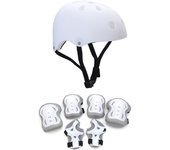 7 unids niños monopatín scooter casco Bicicletas deporte Protecciones set rodilla codo con muñequeras para Niños Niñas esquí