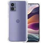 Ociodual Funda de TPU para Motorola Edge 30, Carcasa Flexible con Esquinas Reforzadas Antigolpes, Protección en Cámaras, Silicona Transparente