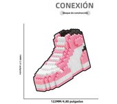 Mini Basketball Shoes Building Block Sneakers Model Bricks Toys DIY Assembly Toys Gifts For Boys Kids Backpack Bag Pendant Gifts