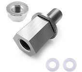 Tornillo de conexión para enganches de remolque para bicicletas, adaptador de conexión para remolque de alta resistencia, suministros para remolques de bicicletas