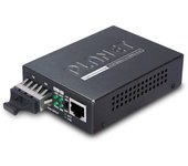 PLANET GT-802 convertidor de medio 1000 Mbit/s 850 nm Negro