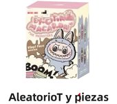 Labubu los monstruos latido del corazón Macaron cara esmaltada estatuilla de Pvc adorno de mesa muñeca Kawaii regalo de cumpleañ