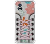Funda Silicona Antigolpes para Vivo V21 5G diseño Zapatillas 09 Dibujos