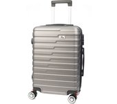 DAM Maleta de cabina Trolley en material ligero de ABS de alta resistencia. Cerradura numérica y 4 ruedas dobles extraíbles y giratorias 360°. 37x24x56Cm