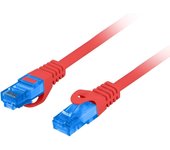 Lanberg patchcord s/ftp cat.6a 3m red lszh
