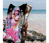 Emilia Mernes Singer Microfiber Blanket Quick Drying Beach Towels Oversized Printing Super Absorbent Pool Towel Blanket