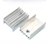 100pcs white Aluminum Heatsink Radiator 15*10*16/20/22/25/30/40/50mm Transistor TO-220 For TO220 Transistors IGMOPNRQ