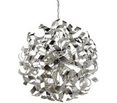 Araña Contemporáneo Rizos Acero Cromado 6 Luces G9