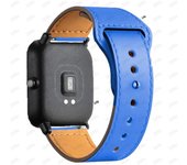 20mm 22mm Leather Strap for Samsung Galaxy Watch 7/6/5/4 40 44mm Amazfit Bip 5/Bip 3 pro/GTS/GTR 4 Bracelet Xiaomi Redmi strap