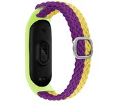 Bracelet for Mi band 6 Strap Elastic adjustable Nylon Braided Miband4 miband 5 correa Wristband for xiaomi Mi band 3 5 6 7 strap