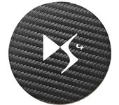 2 PCS Carbon Fiber PU Leather Water Cup Holder Pads For Citroen DS SPIRIT DS DS3 DS4 DS5 DS6 DS7 DS9 Auto Interior Accessories
