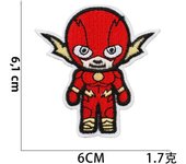1Pcs Cartoon Miniso Disney Marvel Deadpool Spiderman Iron On Patches Clothing Embroidery Stripe On Clothes DIY Applique Badge
