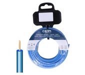 EDM Carrete Cablecillo Flexible 1,5mm Azul Libre de halógenos 15m EDM - 28410 Cablecillo Material Eléctrico Cable Eléctrico