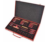 vidaXL Kit reparación rosca bujía incandescente 63 pzas M8 M9 M10 M12