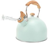 2.5L Whistling Tea Kettle with Ergonomic Handle Stainless Steel Kettle Induction Tea Kettle Whistling Kettle for All Gas Hobs Hobs